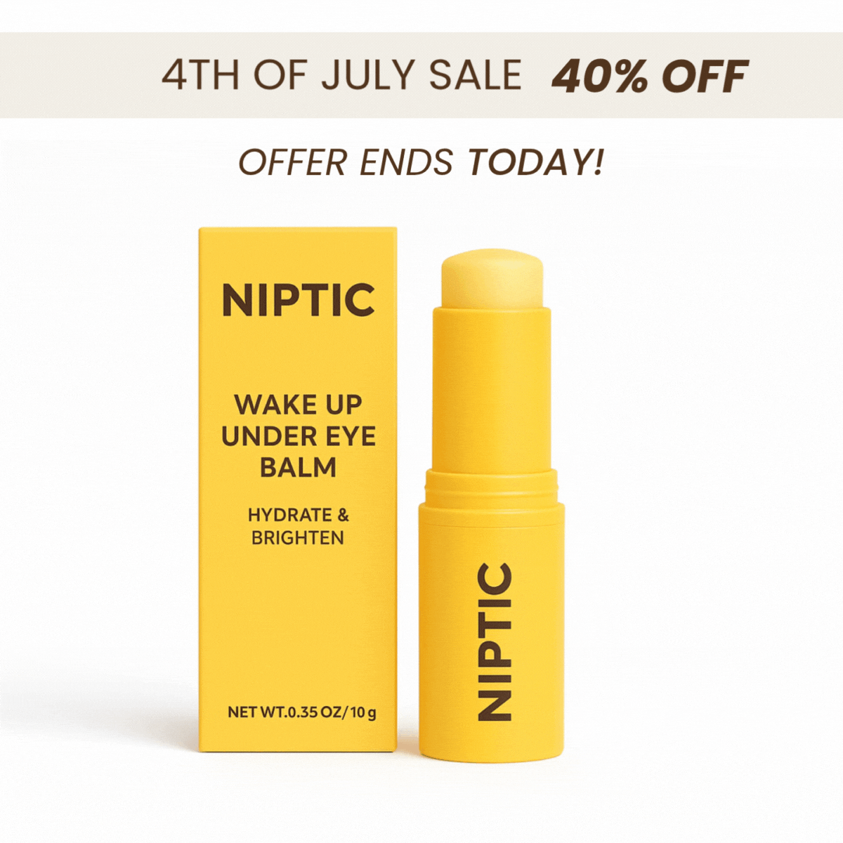 Niptic Revive Your Under Eyes In One Swipe